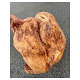 HUGE Carved Natural Burlwood Bowl