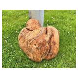 HUGE Carved Natural Burlwood Bowl