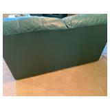 Fairmont Collection Green Leather Loveseat Fairmont Collection Green Leather Loveseat