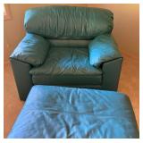 Fairmont Collection Leather Chair & Ottoman Fairmont Collection Leather Chair & Ottoman