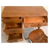 Ethan Allen Desk & Swivel Chair Ethan Allen Desk & Swivel Chair
