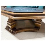 Hexagon Coffee Table with Slate Top Hexagon Coffee Table with Slate Top