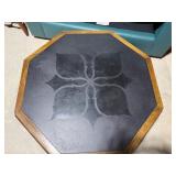 Hexagon Coffee Table with Slate Top Hexagon Coffee Table with Slate Top