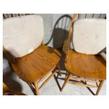 4 Sturdy Oak Kitchen Chairs 4 Sturdy Oak Kitchen Chairs