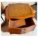 Vintage End Table, Mirror & Magazine Rack Vintage End Table, Mirror & Magazine Rack