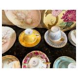 Teacup Collection & Plates With Some From Nippon/Gladstone/Royal Albert Teacup Collection & Plates With Some From Nippon/Gladstone/Royal Albert