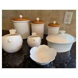 Fun White Decorating Collection with Bird Bowls Fun White Decorating Collection with Bird Bowls