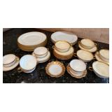 Gold Rim China Plates, cups, Saucers Gold Rim China Plates, cups, Saucers
