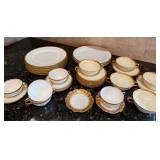 Gold Rim China Plates, cups, Saucers Gold Rim China Plates, cups, Saucers