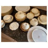 Gold Rim China Plates, cups, Saucers Gold Rim China Plates, cups, Saucers