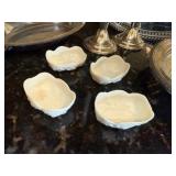 Vintage Preisner Sterling Weight Candlesticks, Lenox Shell Dishes & Serving Platters Vintage Preisner Sterling Weight Candlesticks, Lenox Shell Dishes & Serving Platters