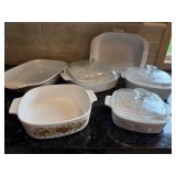 Collection of Corning Casseroles in Different Sizes Collection of Corning Casseroles in Different Sizes