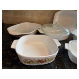 Collection of Corning Casseroles in Different Sizes Collection of Corning Casseroles in Different Sizes
