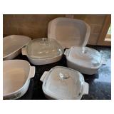 Collection of Corning Casseroles in Different Sizes Collection of Corning Casseroles in Different Sizes
