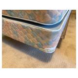 Twin Original Mattress Co Bed with Mattress, Box Spring, and Frame with Rollers Twin Original Mattress Co Bed with Mattress, Box Spring, and Frame with Rollers