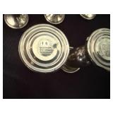 Set of Six Fisher Sterling Weighted Goblets Set of Six Fisher Sterling Weighted Goblets