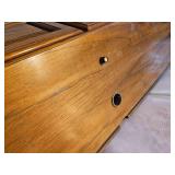 Contemporary Oak Queen Headboard Contemporary Oak Queen Headboard