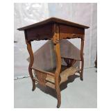 Antique Victorian Single Drawer Table Antique Victorian Single Drawer Table