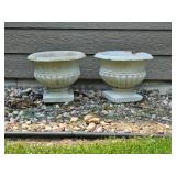 Concrete Foot Urn Outdoor Planters Concrete Foot Urn Outdoor Planters