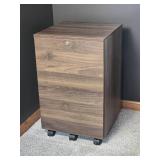 Modern Rolling 2-Drawer Filing Cabient Modern Rolling 2-Drawer Filing Cabient