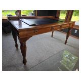 Brilliant Carved Hardwood Executive Writing / Office Desk Brilliant Carved Hardwood Executive Writing / Office Desk