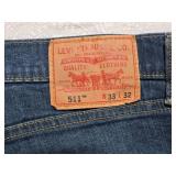 Levi Strauss 511 Denim Jeans - 33/32 Levi Strauss 511 Denim Jeans - 33/32