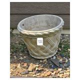 Concrete Lattice Accent Planter Concrete Lattice Accent Planter