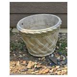 Concrete Lattice Accent Planter Concrete Lattice Accent Planter
