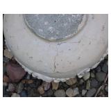 Concrete Vessel Planter Pair Concrete Vessel Planter Pair