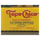 Topo Chico Twist of Grapefruit Mineral Water 24 Pack 15.5 fl oz Bottles Topo Chico Twist of Grapefruit Mineral Water 24 Pack 15.5 fl oz Bottles