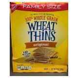 Lot of 3 Family Size Wheat Thins Original Whole Grain Crackers 14 oz Boxes