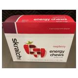 Skratch Labs Raspberry Energy Chews Sport Fuel Box 10 Packets Skratch Labs Raspberry Energy Chews Sport Fuel Box 10 Packets