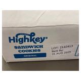 Highkey Sandwich Cookies Original 3-Pack Gluten Free Keto Friendly Highkey Sandwich Cookies Original 3-Pack Gluten Free Keto Friendly