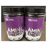 2 Optimum Nutrition Essential Amino Energy Concord Grape 9.5 oz Dietary Supplements 2 Optimum Nutrition Essential Amino Energy Concord Grape 9.5 oz Dietary Supplements