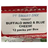 Smart-SNX Buffalo Wing & Blue Cheese Crispy Protein Bites - 12 Packs Per Box Smart-SNX Buffalo Wing & Blue Cheese Crispy Protein Bites - 12 Packs Per Box