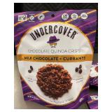 Undercover Chocolate Quinoa Crisps Milk Chocolate + Currants Pack of 6 Undercover Chocolate Quinoa Crisps Milk Chocolate + Currants Pack of 6
