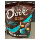 3 Bags Dove Dark Chocolate Sea Salt Caramel Promises 6.74oz Each 3 Bags Dove Dark Chocolate Sea Salt Caramel Promises 6.74oz Each