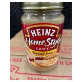 WY 1 - 2 Cases of Heinz HomeStyle Roasted Turkey Gravy Jars 24 jars total WY 1 - 2 Cases of Heinz HomeStyle Roasted Turkey Gravy Jars 24 jars total