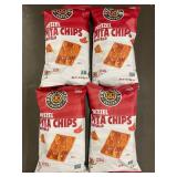 DE 2-3 - 4 Bags of Pretzelized Pretzel Pita Chips Buffalo Flavor DE 2-3 - 4 Bags of Pretzelized Pretzel Pita Chips Buffalo Flavor