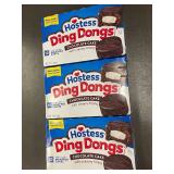 Lot of 3 Hostess Ding Dongs Chocolate Cake Boxes, 10 Packs Each Lot of 3 Hostess Ding Dongs Chocolate Cake Boxes, 10 Packs Each