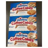 Lot of 3 Hostess Cinnamon Streusel Coffee Cakes 8-Count Boxes Lot of 3 Hostess Cinnamon Streusel Coffee Cakes 8-Count Boxes