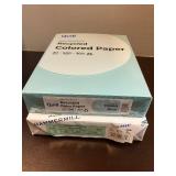 Blue and Green Copy Paper Blue and Green Copy Paper