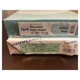 Blue and Green Copy Paper Blue and Green Copy Paper