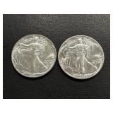 1987 & 1988 Silver Eagles 1987 & 1988 Silver Eagles