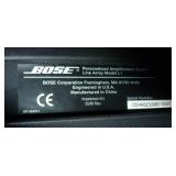 Bose public address/speaker system, 4 spkrs, microphone, stand
