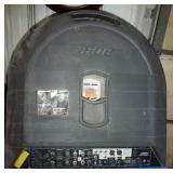 Bose public address/speaker system, 4 spkrs, microphone, stand