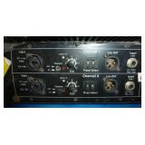 Bose public address/speaker system, 4 spkrs, microphone, stand