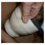 Box of misc vintage/antique items including buttons, marble pill crushing bowl (I also found the handle to smoosh them)