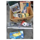Box of misc garage items