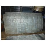 10 pieces of Heavy Barn Tin with brick pattern 28x60